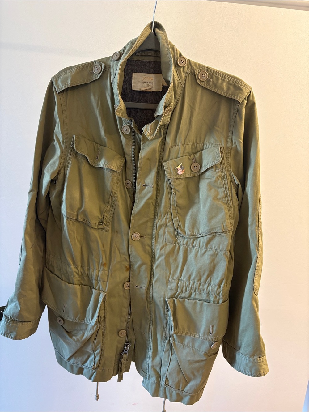 J. Crew Olive Utility Field Jacket